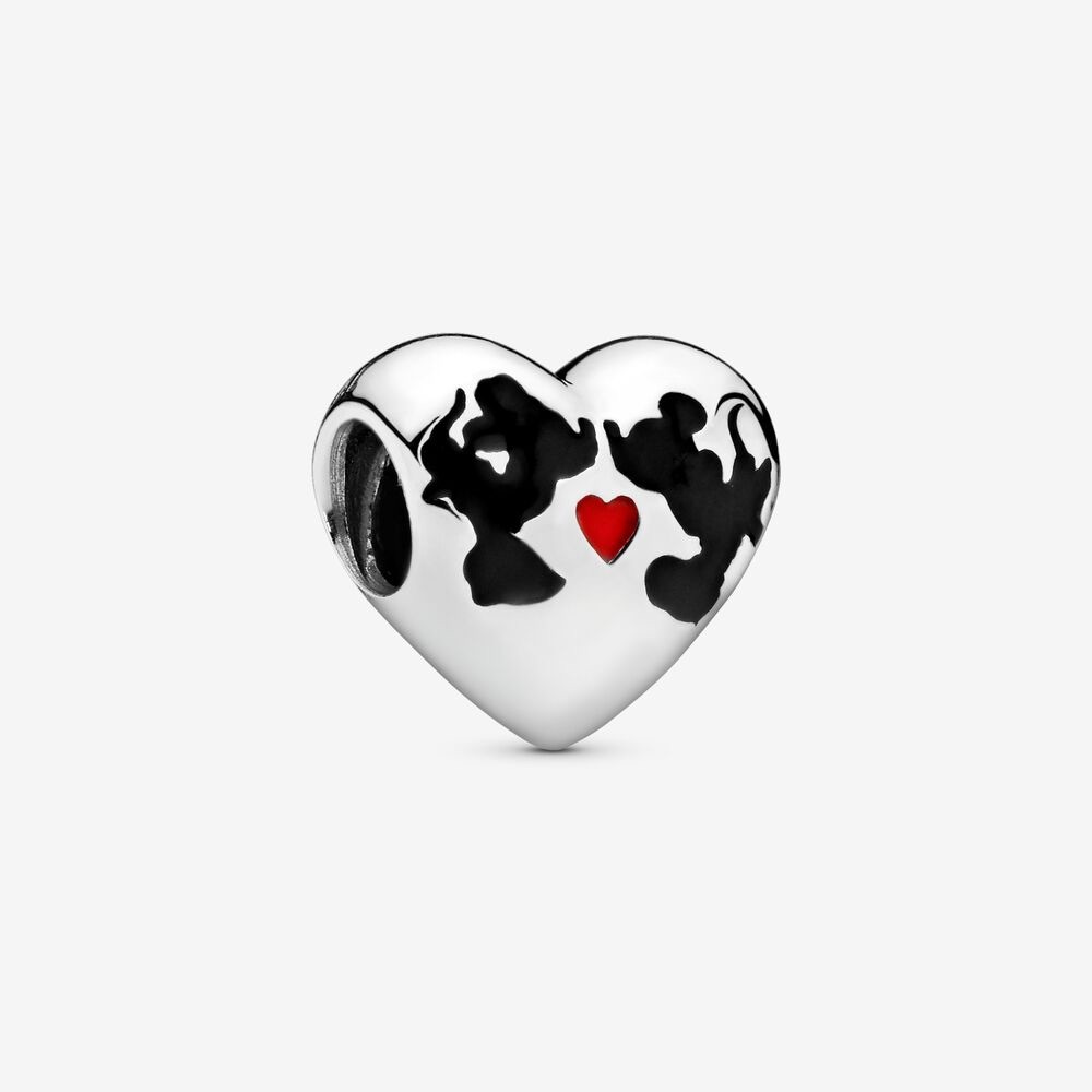 Disney, Minnie Mouse & Mickey Mouse Kiss Charm